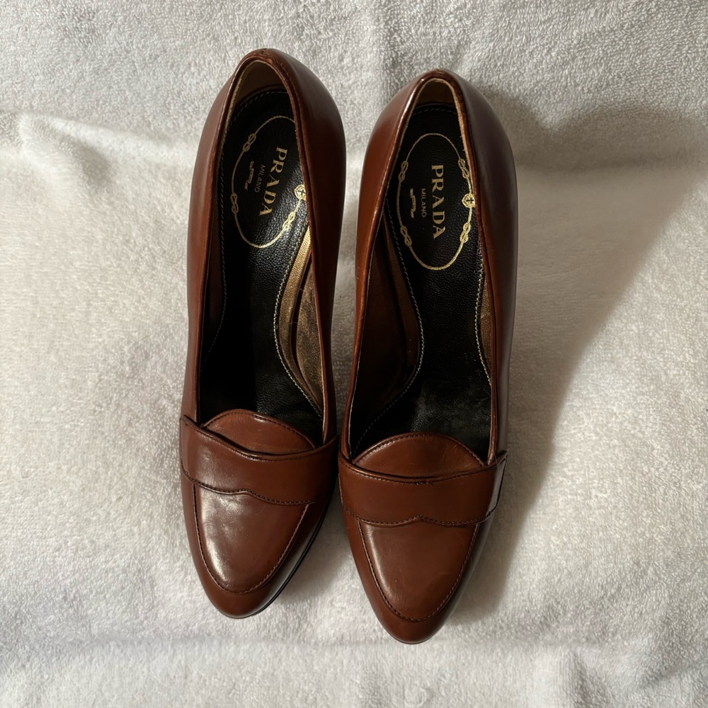 Prada Heeled Loafers - Picture 5 of 5